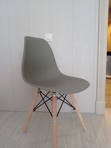 Пластиковый стул Eames PC-015 серый фото покупателя 348