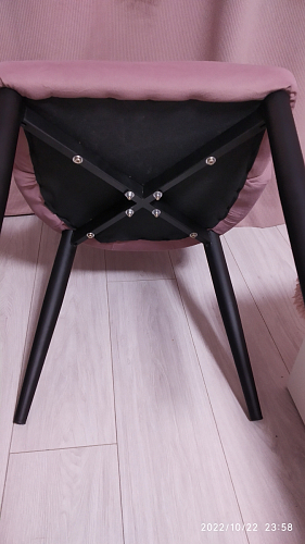 Стул на металлокаркасе Kora white / gray фото покупателя 428