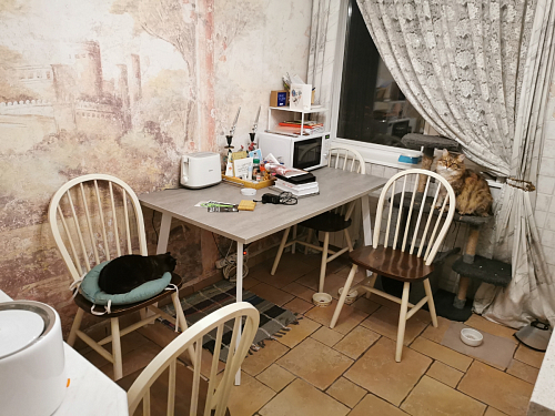 Стол Тринити Лофт 120 32 мм дуб галифакс табако / черный матовый фото покупателя 278