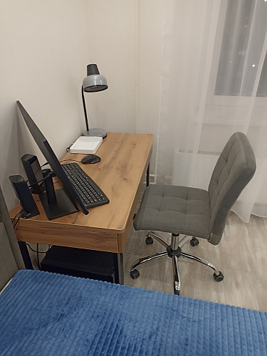 Компьютерное кресло Fiesta/Фиеста флок серый 29 фото покупателя 34