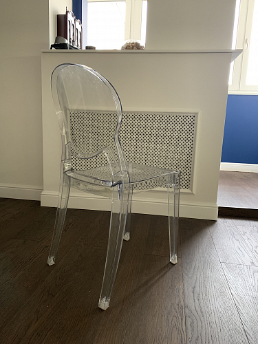 Пластиковое кресло Igloo серое фото покупателя 1