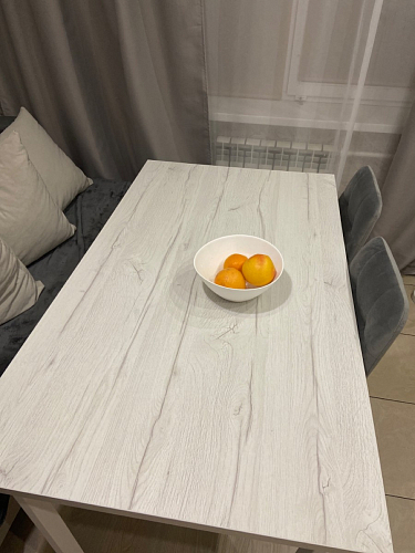 Стол Лота Лофт 120 32 мм бетон / черный матовый фото покупателя 225