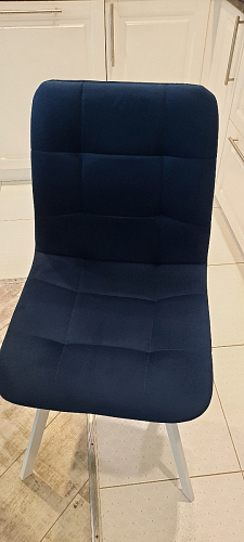 Стул на металлокаркасе Чилли бежевый / белый каркас фото покупателя 1072