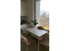 Стол Тринити Лофт 120 32 мм бетон / черный матовый фото покупателя 647