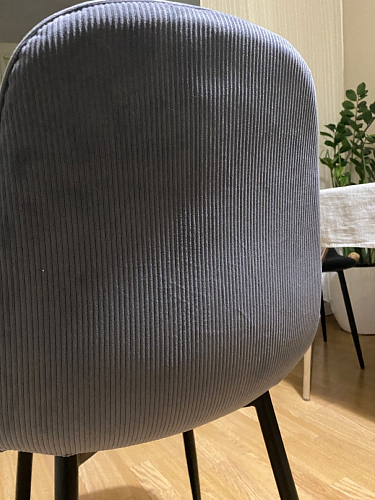 Стул на металлокаркасе Capri голубой фото покупателя 43