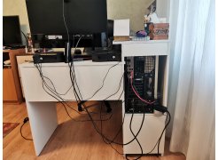 Компьютерный стол Джаз-24 левый белый фото покупателя 20