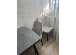 Стул на металлокаркасе Kora beige / black фото покупателя 387