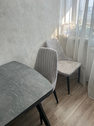 Стул на металлокаркасе Kora beige / black фото покупателя 387