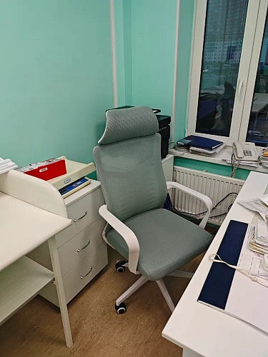Компьютерное кресло Montana light gray / white фото покупателя 4