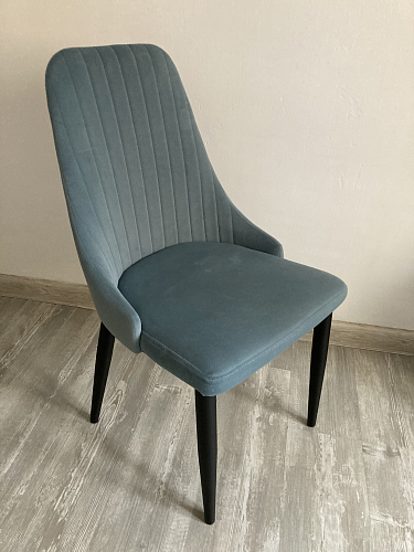 Стул на металлокаркасе Kora dark gray / black фото покупателя 491