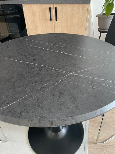 Стол Тулип 90х73 дуб вотан / белый фото покупателя 19