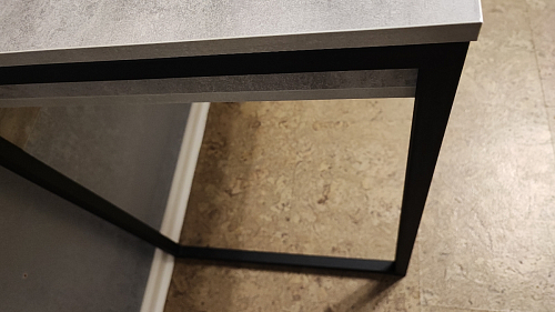 Письменный стол Леон Лофт черный матовый / дуб вотан фото покупателя 93