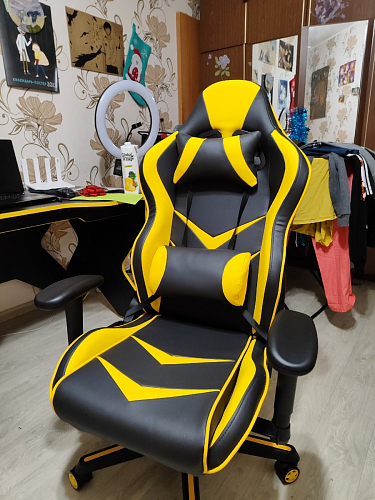 Компьютерное кресло Racer черное / красное фото покупателя 74