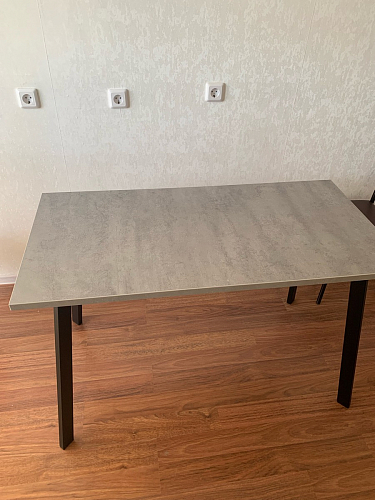 Стол Тринити Лофт 120 32 мм дуб галифакс табако / черный матовый фото покупателя 386