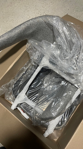 Стул на металлокаркасе Twin серый / черный фото покупателя 22