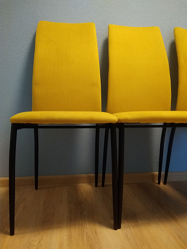 Стул на металлокаркасе Tod light blue / orange / black фото покупателя 43