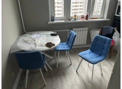 Стул на металлокаркасе Чилли горчичный / белый фото покупателя 515