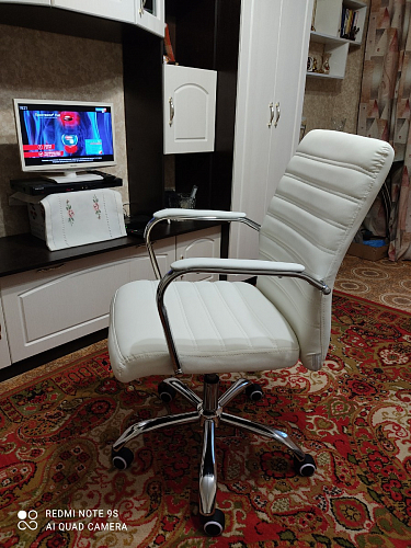 Компьютерное кресло Tongo белое фото покупателя 18