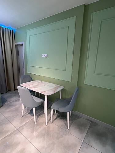 Стул на металлокаркасе Kora light purple / black фото покупателя 296