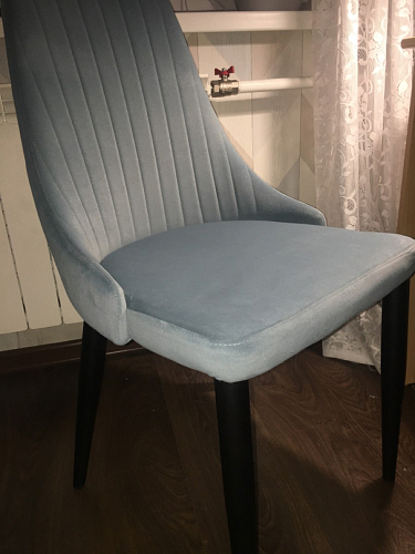 Стул на металлокаркасе Kora beige / black фото покупателя 225