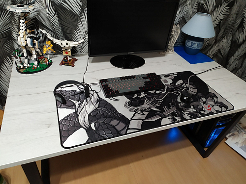 Стол раскладной Лота Лофт 120 25 мм юта / черный матовый фото покупателя 656