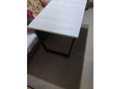 Стол Лота Лофт 140 25 мм черный матовый / бетон фото покупателя 381