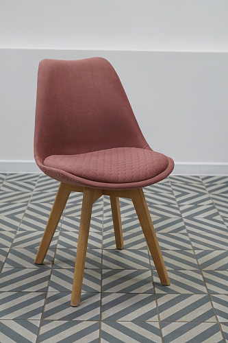 Деревянный стул Bonuss light blue / wood из шоурума 6