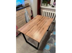 Стол Лота Лофт 140 25 мм юта / белый матовый фото покупателя 972