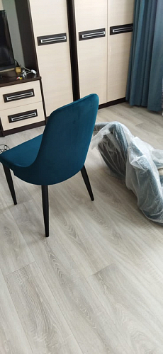 Стул на металлокаркасе Kora light blue / white фото покупателя 60