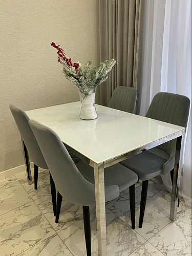 Стул на металлокаркасе Kora white фото покупателя 24