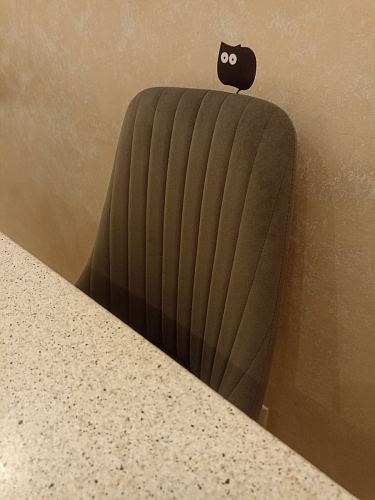 Стул на металлокаркасе Kora green / black фото покупателя 291