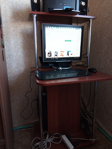 Компьютерный стол КСТ-12 белый  - Уцененный экземпляр фото покупателя 50