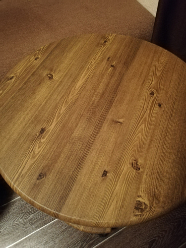 Журнальный столик Андромеда черный матовый / старое дерево фото покупателя 4