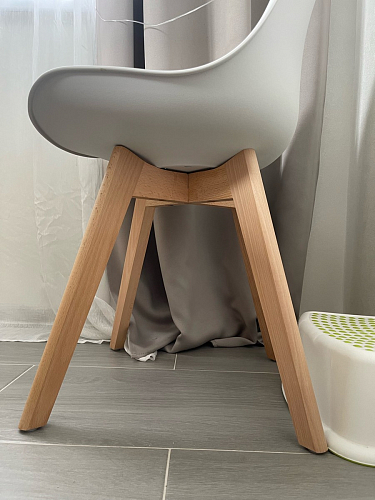 Стул Bonuss blue / wooden legs фото покупателя 95