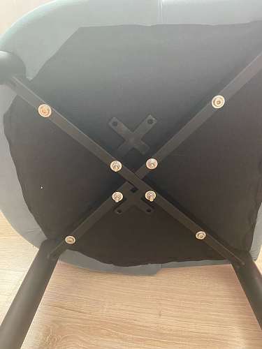 Стул на металлокаркасе Kora beige / black фото покупателя 180