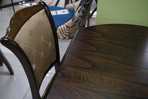 Стол обеденный раздвижной Modena (Модена) тобакко из шоурума 4