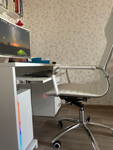 Компьютерное кресло Rota белое фото покупателя 17