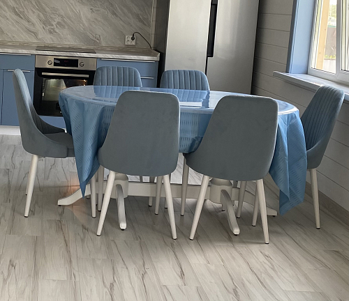 Стул на металлокаркасе Kora beige / black фото покупателя 477