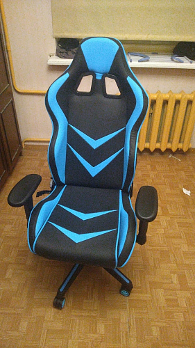 Компьютерное кресло Racer черное / бежевое фото покупателя 134