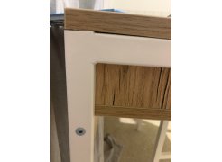 Письменный стол Леон Лофт дуб делано светлый / белый матовый фото покупателя 19