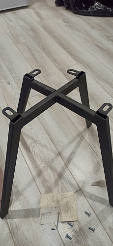 Стул на металлокаркасе Чилли К черный / зеленый фото покупателя 386