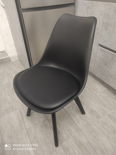 Деревянный стул Bonuss dark gray / black фото покупателя 98