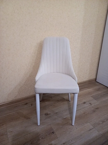 Стул на металлокаркасе Kora light purple / black фото покупателя 11