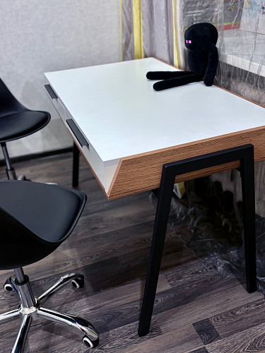 Письменный стол Рокс 116х65х77 белый / дуб вотан / белый фото покупателя 3