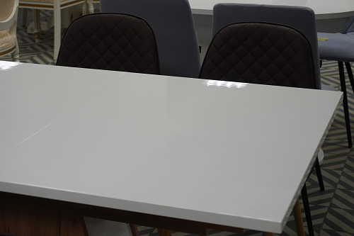 Стул на металлокаркасе Capri blue / white из шоурума 4