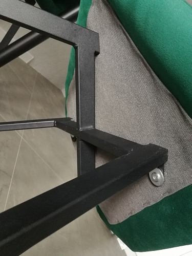 Стул на металлокаркасе Чилли бирюзовый / черный фото покупателя 1510