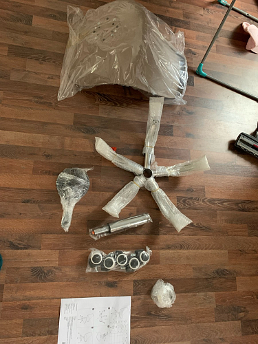 Компьютерное кресло Kolin с подушкой clear / white фото покупателя 487