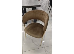 Стул на металлокаркасе Kamelia green / gold из шоурума 5