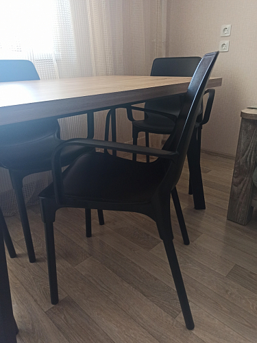 Кресло SHT-S76 белое / хром лак фото покупателя 22