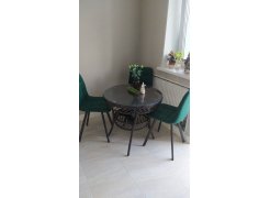 Стул на металлокаркасе Чилли светло-серый / черный фото покупателя 620